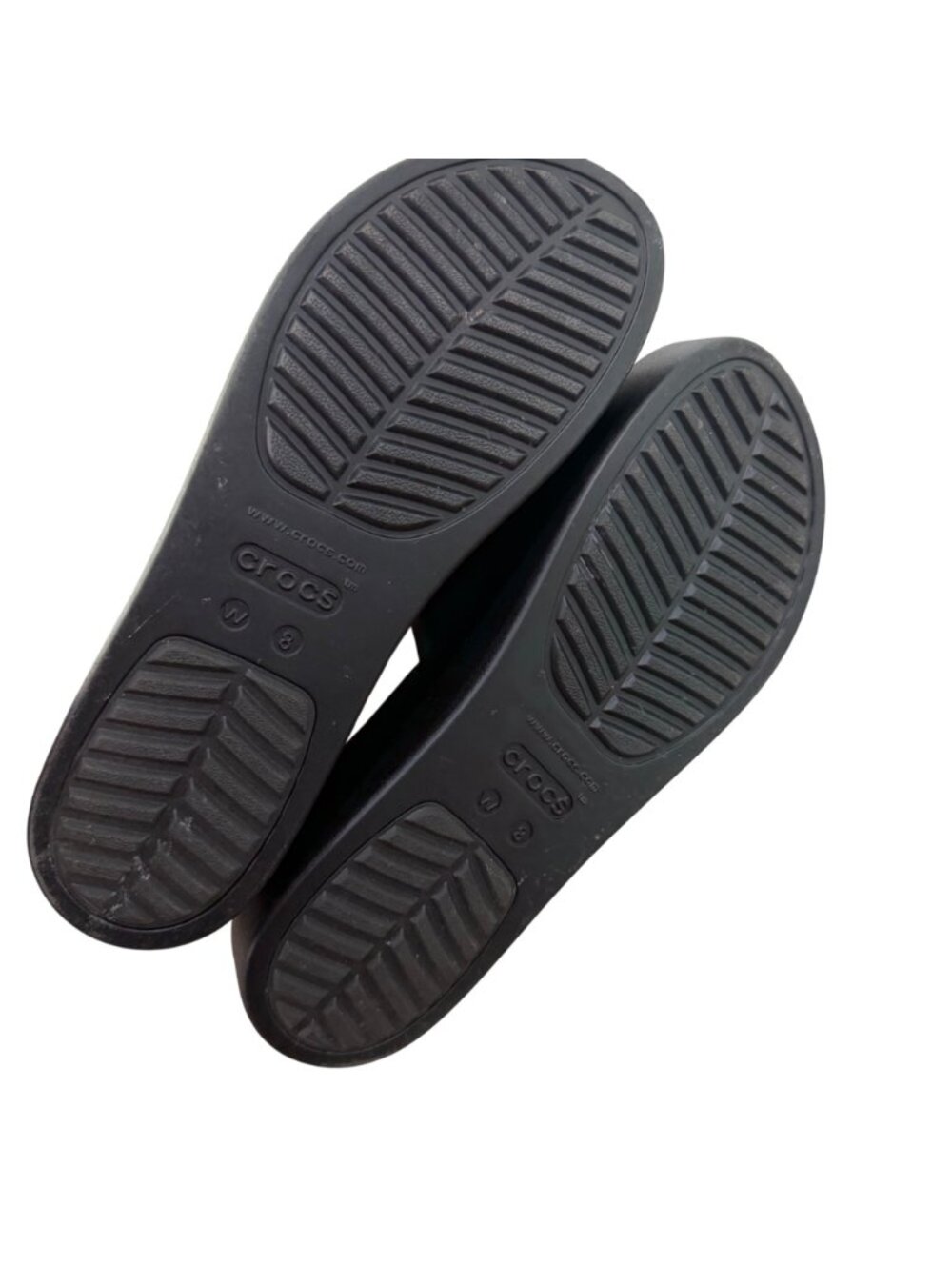 Crocs Womens LiteRide Platform Slides Black W8 Comfort Sandals - Picture 6 of 15